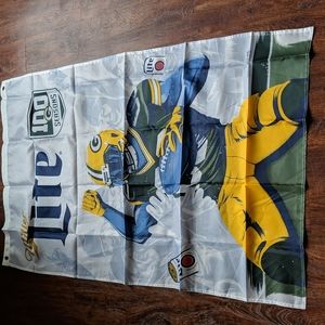 NFL Green Bay Packers collectible game day flag